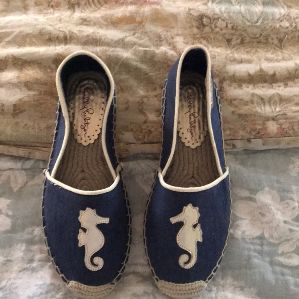 Lilly Pulitzer Seahorse Slides